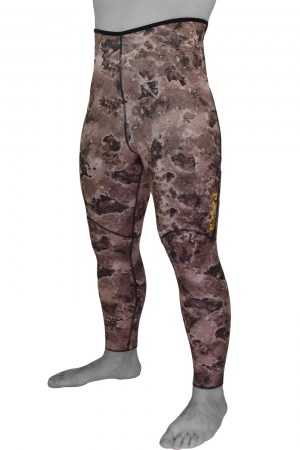 Παντελόνι κατάδυσης: Comfort Camo  Brown  5,0 mm.